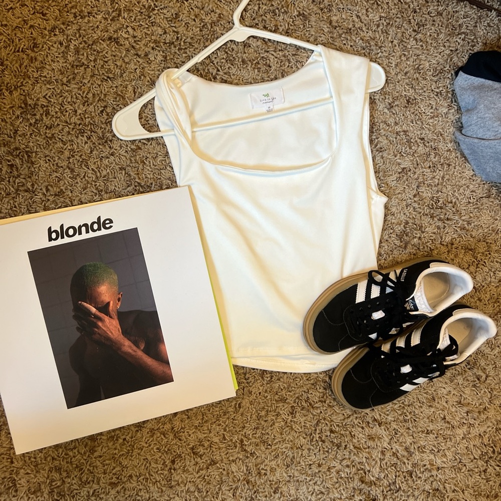 White Sleeveless Top